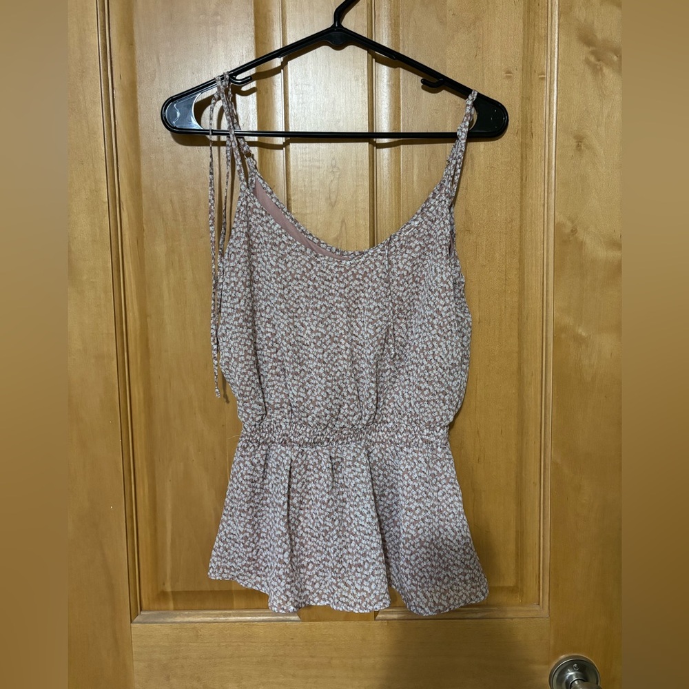 Pink Floral Dress Top. Size XS